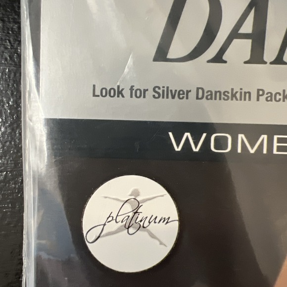 DANSKIN PLATINUM CROPPED HIPSTER ULTRASOFT MICROFIBER TIGHTS WOMAN SIZE A/B NEW - Picture 6 of 6